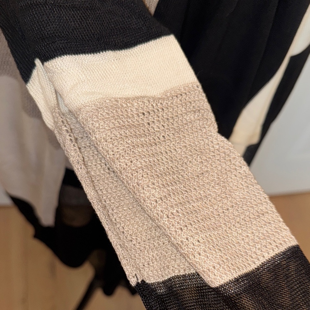 Colorblock Open Front Cardigan - Picture 5 of 16